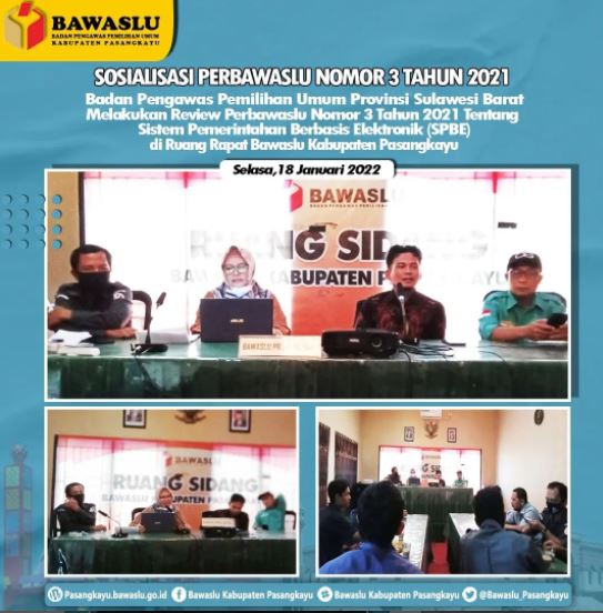 SOSIALISASI PERBAWASLU NOMOR 3 TAHUN 2021