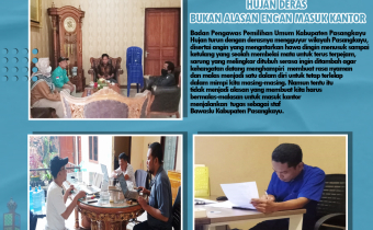 HUJAN DERAS, BUKAN ALASAN ENGGAN MASUK KANTOR