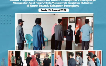 Bawaslu Pasangkayu Gelar Apel Pagi