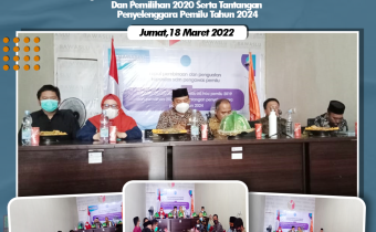 BAWASLU PASANGKAYU HADIRI KEGIATAN  EVALUASI PENGAWAS ADHOC SERTA TANTANGAN PEMILU TAHUN 2024