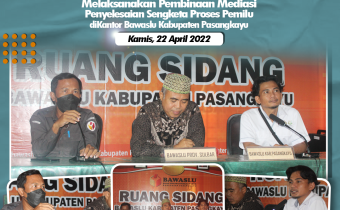 PENYELESAIAN SENGKETA PROSES PEMILU  MELALUI MEKANISME SEDERHANA  SINGKAT DAN EFISIEN