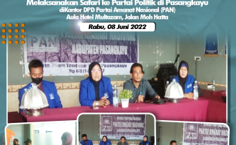 JELANG TAHAPAN PEMILU BAWASLU PASANGKAYU GELAR SAFARI KE PARTAI POLITIK