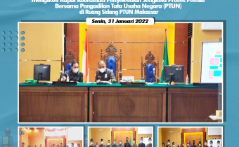 Rapat koordinasi dan audensi terkait dengan pelaksanaan penyelesaian sengketa proses pemilu di Pengadilan Tata Usaha Negara
