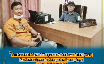 SILATURRAHMI ALUMNI HMI KE BAWASLU KABUPATEN PASANGKAYU